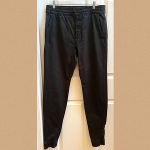 Hollister Black Khaki Joggers Medium